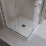 Душевой поддон из литьевого мрамора 80x80 см BELBAGNO TRAY-MR-UNO-A-80-35-W-CR