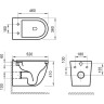 Комплект 4в1 унитаз, инсталляция, кнопка смыва, крышка-сиденье BELBAGNO BB017CHR/BB865SC/BB002-80/BB005-PR-CHROME